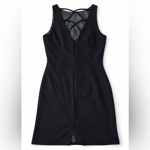 Classic Little Black Dress Sleeveless | Timeless Sheath | Size 10 - Picture 3 of 8